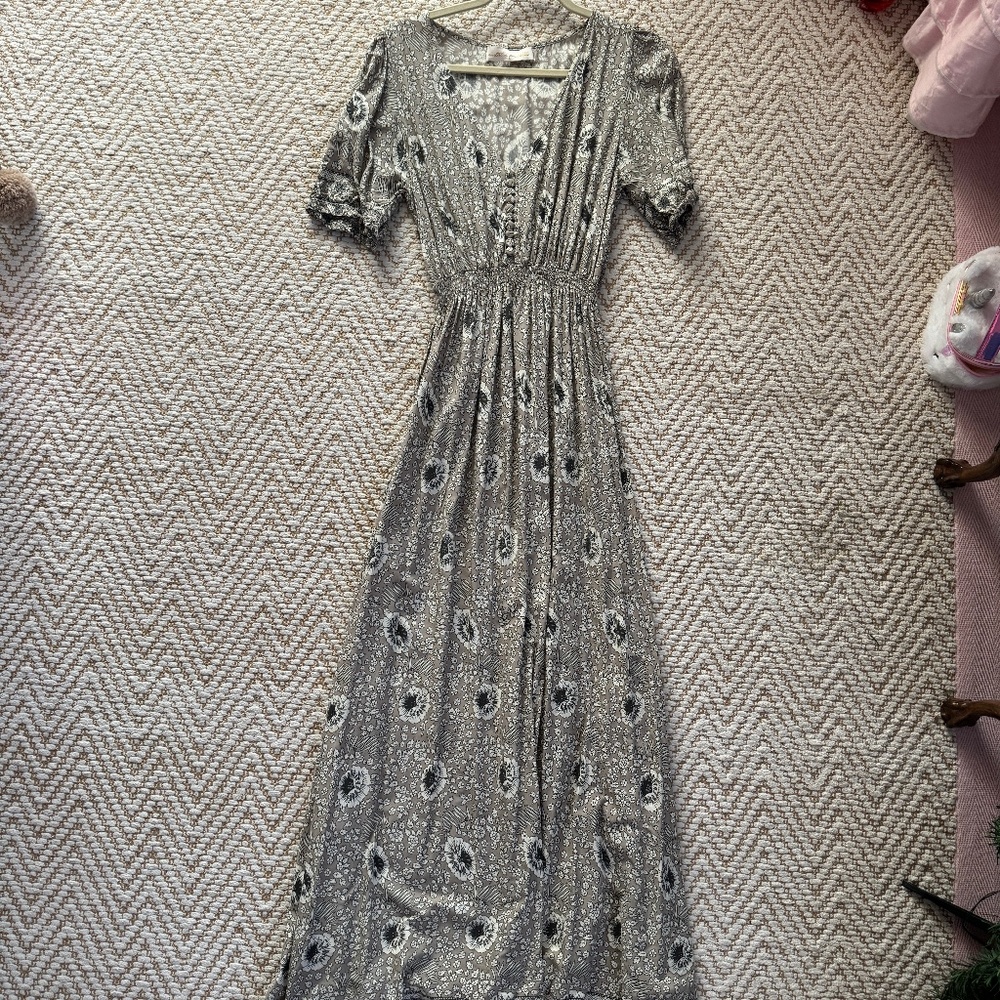 Natalie Martin dress,  size small, with slit sleeve. EUC